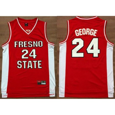 Bulldogs #24 Paul George Red Basketball Stitched NCAA Jersey