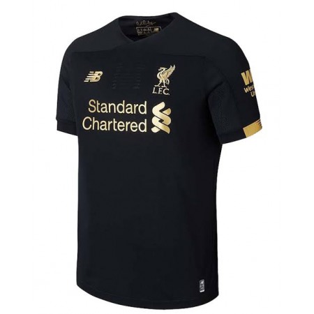 Men's Liverpool 2020 Black Gold Strip Goalkeeper Jersey