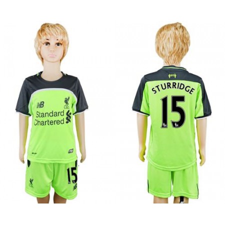 Liverpool #15 Sturridge Sec Away Kid Soccer Club Jersey