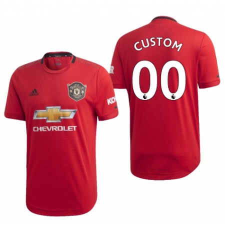 Men's Manchester United Customized Red 2019 Soccer Club Home Jersey