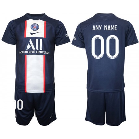 Men's Paris Saint-Germain Custom 2023 Navy Soccer Jersey Suit