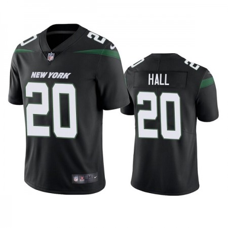 Men's New York Jets #20 Breece Hall 2022 Black Vapor Untouchable Limited Stitched Jersey