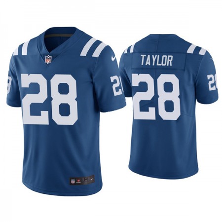 Youth Indianapolis Colts #28 Jonathan Taylor Blue Vapor Untouchable Limited Stitched Football Jersey