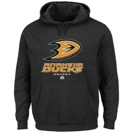 Anaheim Ducks Majestic Big & Tall Critical Victory Pullover Hoodie Black