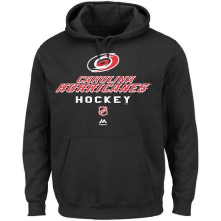 Carolina Hurricanes Majestic Critical Victory Pullover Hoodie Sweatshirt Black