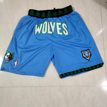 Minnesota Timberwolves Blue Shorts