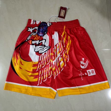 Houston Rockets Red Shorts